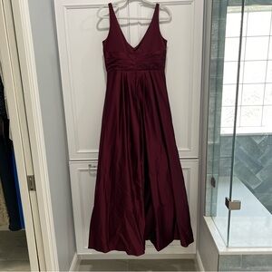 David’s Bridal Sleeveless Bridesmaid Gown